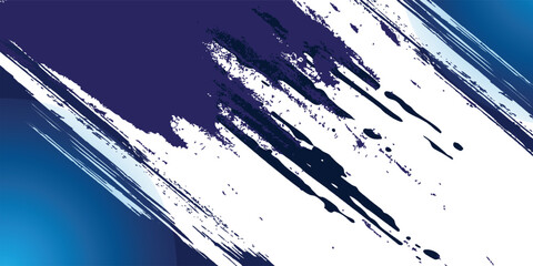 Scratched Grunge Urban Background Texture Vector. Dust Overlay Distress Grainy Grungy Effect. Distressed Backdrop Vector Illustration. Isolated BLUE on White Background