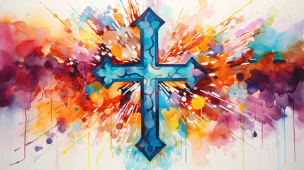 Cross painting