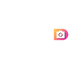 gradient search bar by camera icon illustration 