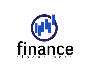 creative finance logo design template
