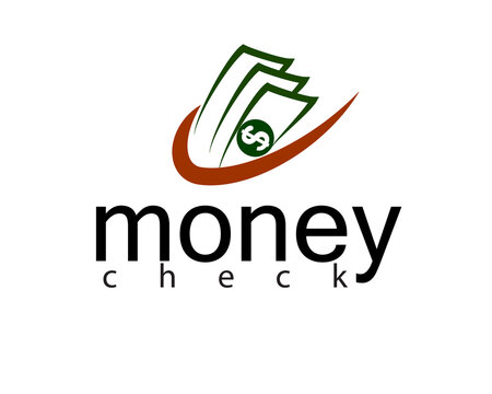 creative money check iconlogo design template