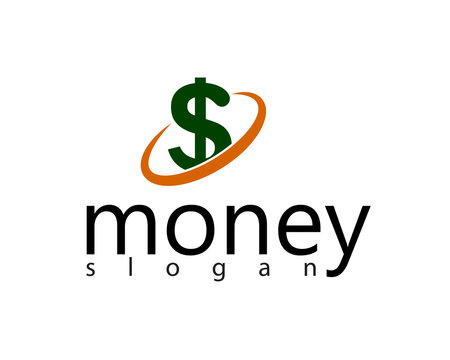 creative money ring logo design template