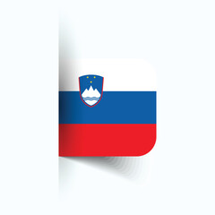 Slovania national flag, Slovania National Day, EPS10. Slovania flag vector icon