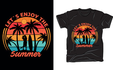 summer t-shirt design
