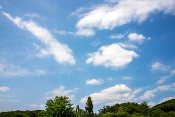 Obraz premium 파란 하늘