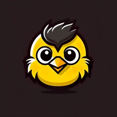baby chick logo esport and gaming vector mascot design