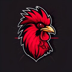 hen logo esport and gaming vector mascot design