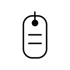 price tag icon vector stock illustration 