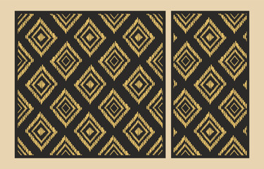 Ethnic ikat seamless pattern in tribal. Aztec geometric ethnic ornament print. Ethnic pattern style. Design for background, illustration, fabric, clothing, carpet, textile, batik, embroidery.