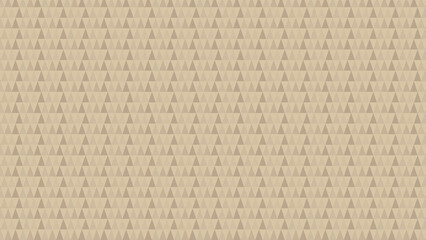 abstract brown and tan triangle geometric pattern on antique white color background