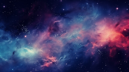 Abstract cosmos background. Space dark background with fragment of our galaxy