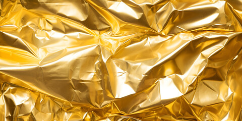 gold foil sheets twisted and then flattened created with Golden Crinkled Foil Pattern Illustration.