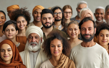 A Group of People Standing Next to Each Other