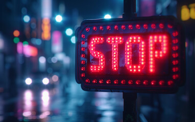 Red Stop Sign Sitting on Side of Road