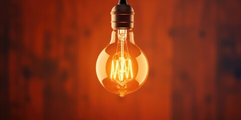 A light bulb with the word "ama" on it. Can be used to represent ideas, innovation, or creativity