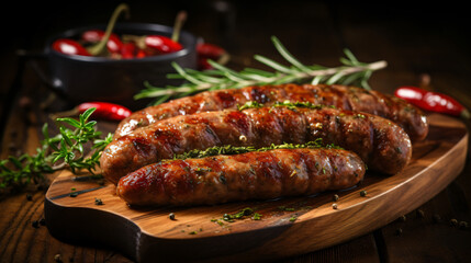 Kabanosy polish sausages