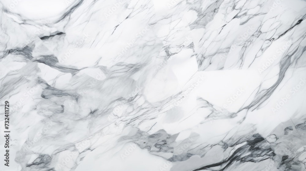Poster A black and white photo showcasing the intricate patterns and textures of a marble surface. Suitable for a variety of design projects