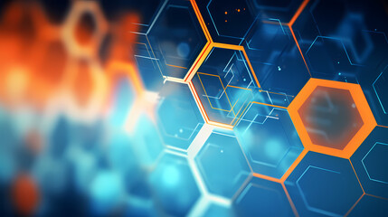 Digital technology abstract graphic poster web page PPT background, modern digital abstract 3D background