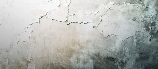 Fototapeta premium A close-up image of a cracked wall with smoke emerging from it, forming a pattern resembling a rectangle. Twig, font, science elements.