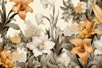 A bunch of flowers displayed on a wall. Perfect for adding a touch of nature to any space