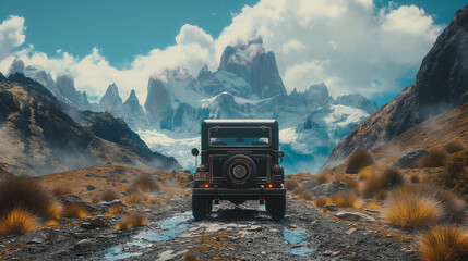 Landscape in the mountains