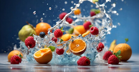 fruit in water