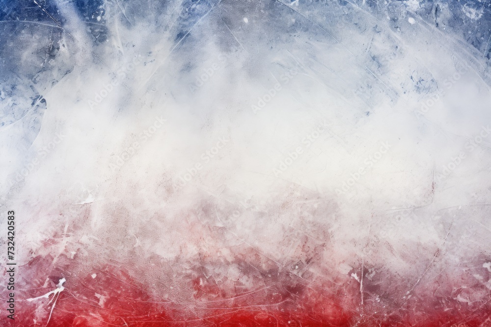 Poster a vibrant red, white, and blue background featuring a captivating design. perfect for adding a patri