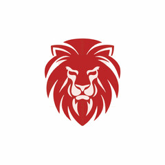 Fototapeta premium lion logo on a white background