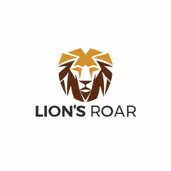 lion logo on a white background