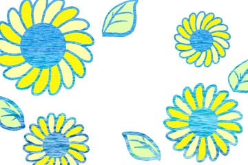 ひまわりのポストカード