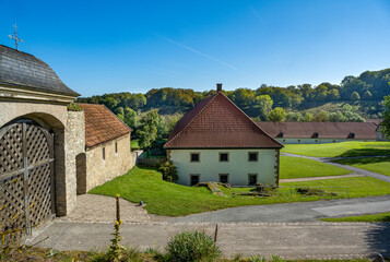 The monastery Dalheim (former Augustinian canons monastery). Lichtenau, Paderborn country, North...
