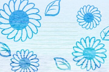 ひまわりのポストカード