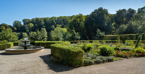 The monastery Dalheim (former Augustinian canons monastery). Lichtenau, Paderborn country, North Rhine-Westphalia, Germany, Europe.