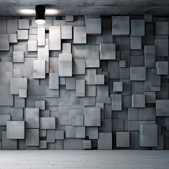 Abstract Geometric Wall Design