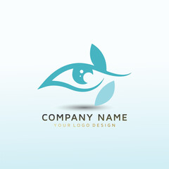 Eye Beauty vector logo design