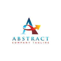 vector a abstract logo design