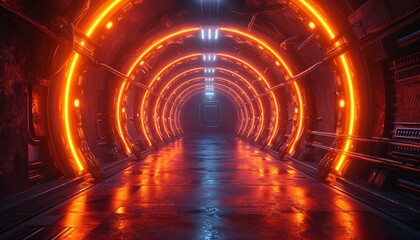 Neon Tunnel of Love: A Glowing Path to the Future Generative AI