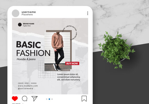 Grey and Brown Brutalism InstagramPost