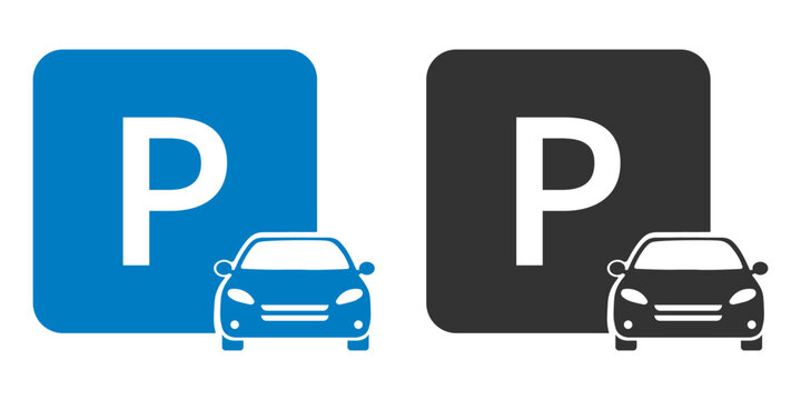 Sign parking symbol design icon vector ilustration.