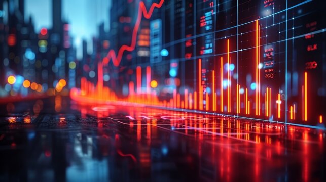 Explore the housing market through this high-tech scatter plot, showcasing the correlation between property size and real estate prices with clear trend lines and informative captions.