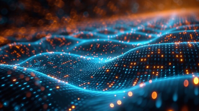 Welcome to the cyber world, where 1s and 0s unlock a matrix of endless potential, driving our digital era's evolution towards a more connected and innovative future.