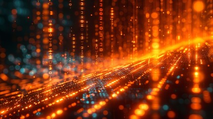 In the cyber realm, 0s and 1s come alive, forming a digital tapestry that drives the engine of innovation and secures our interconnected future.