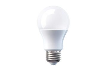 New incandescent light bulb for modern lamps isolated on a Transparent background. Generative AI