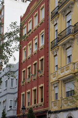 Obraz premium European Cityscape: Valencia's Architectural Diversity