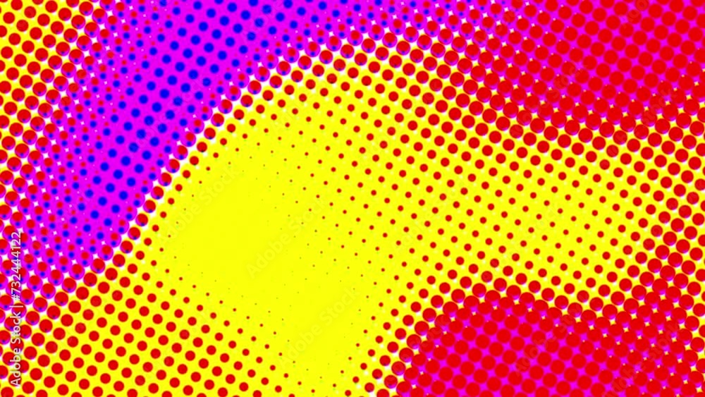 Poster abstract colorful halftone. computer generated 3d render