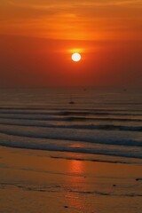 Obraz premium sunset on the beach