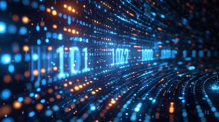 Explore the complex world of big data with our striking binary code visualizations, unlocking the mysteries of programming and encryption in the digital world.