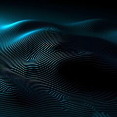 Abstract Digital Waves