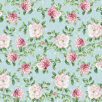 Floral Pattern Whimsical Wildflowers: Dancing in the Breeze. © Pattern Treasures