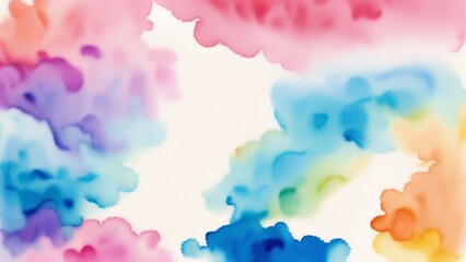 Soft abstract watercolor background. Pastel shades of color. Backdrop for design. Illustration, AI Generated